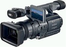 HDV方式ハイビジョンカメラHDR-FX1